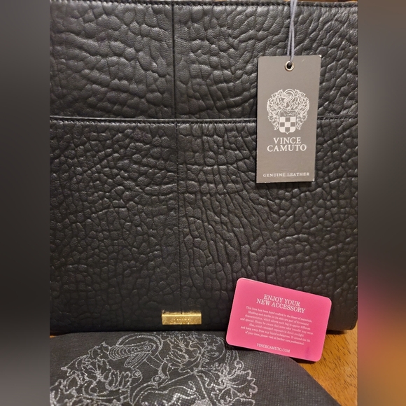 Authentic Vince Camuto Livy Large Tote (Black) - Picture 10 of 13